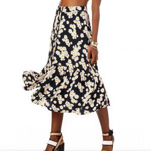 Floral Midi Skirt